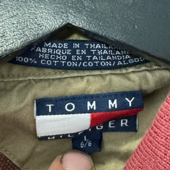 Tommy Hilfiger Quarter Button Plaid Sweatshirt - Picture 6 of 6